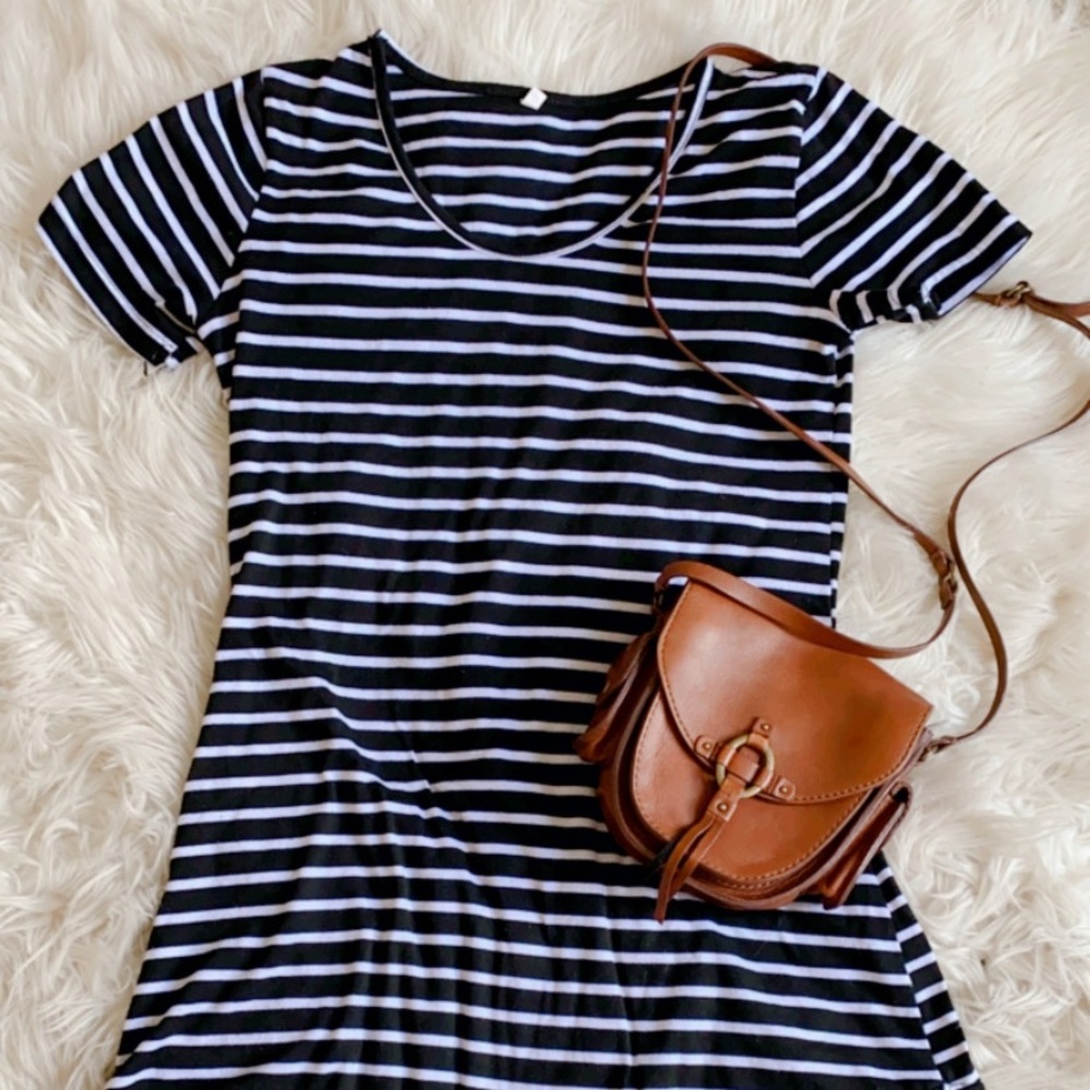 Striped T-shirt Dress